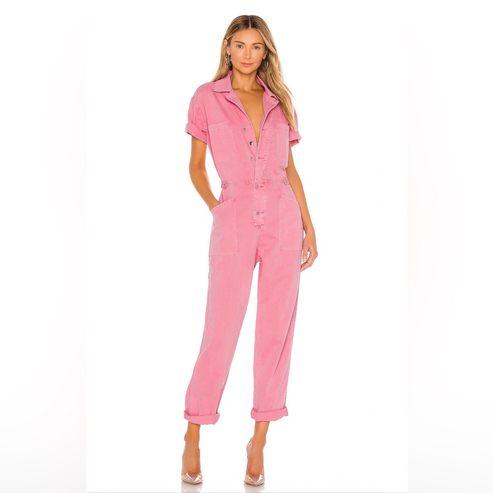 Pistola Los Angeles women’s jumpsuit color is flamingo size is L